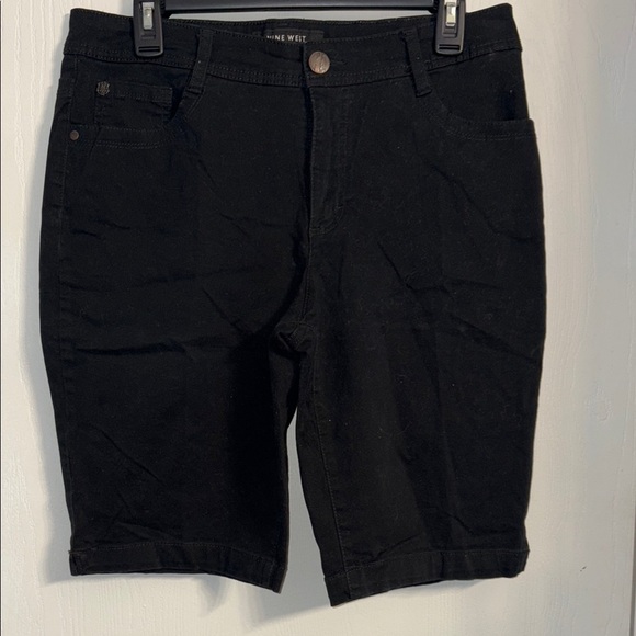Nine West Pants - Nine West Women's Black Jean Shorts